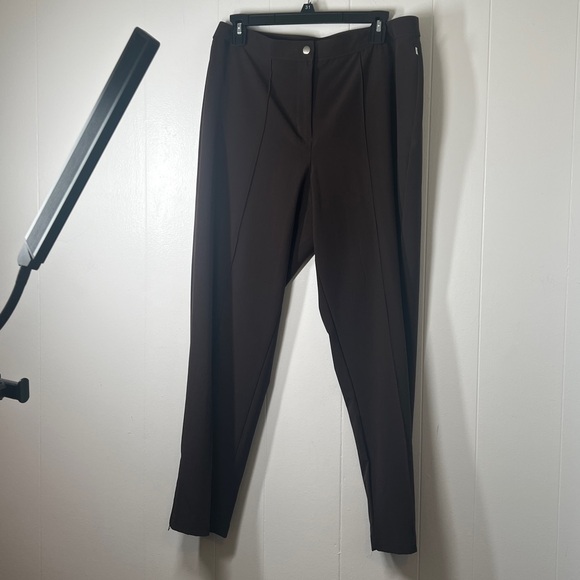 Zenergy by Chico's Brown lightweight Dress Slacks Size 1.5 or 10 or Medium - Picture 3 of 11